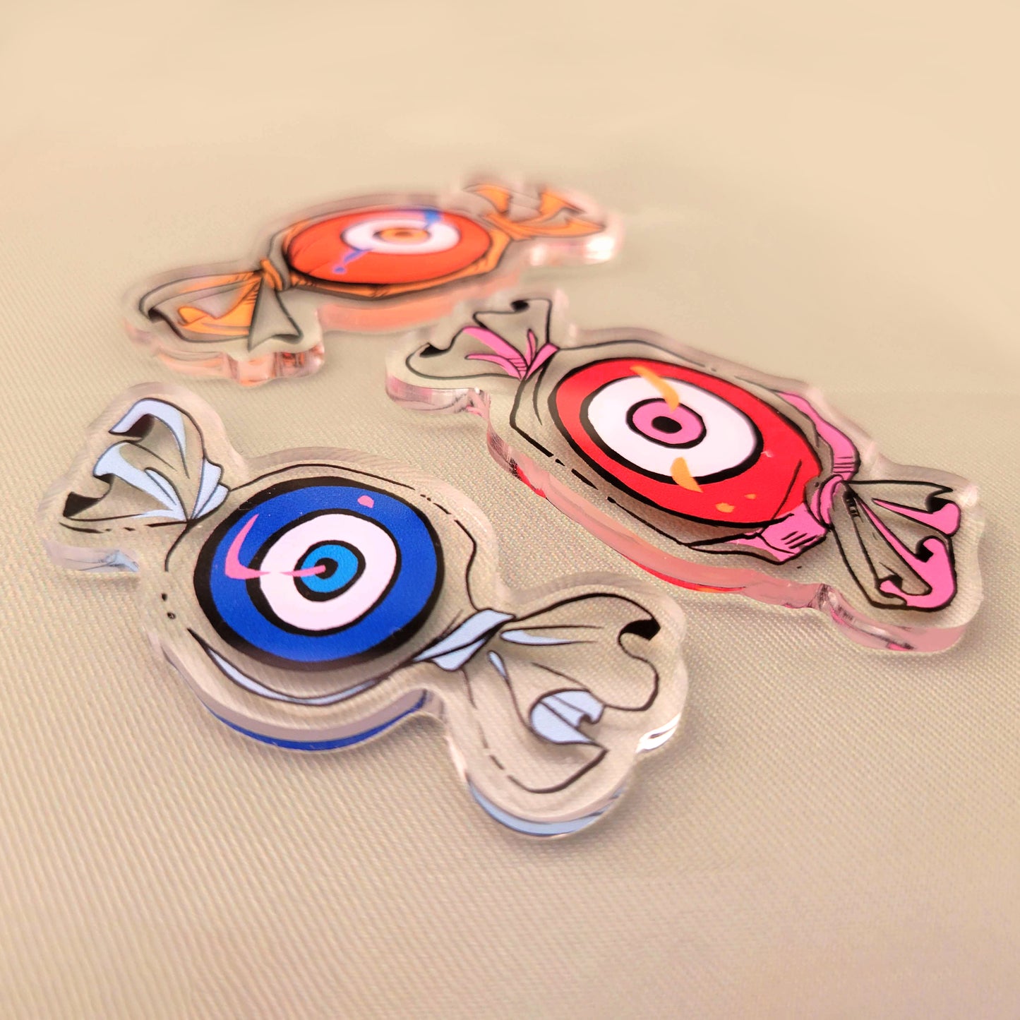 Eye Candy Acrylic Pins
