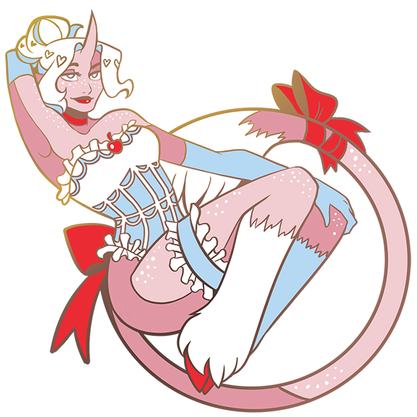 Sweet Rosy Enamel Pin