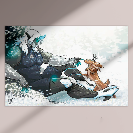 Brizzium with Jackalopes Print