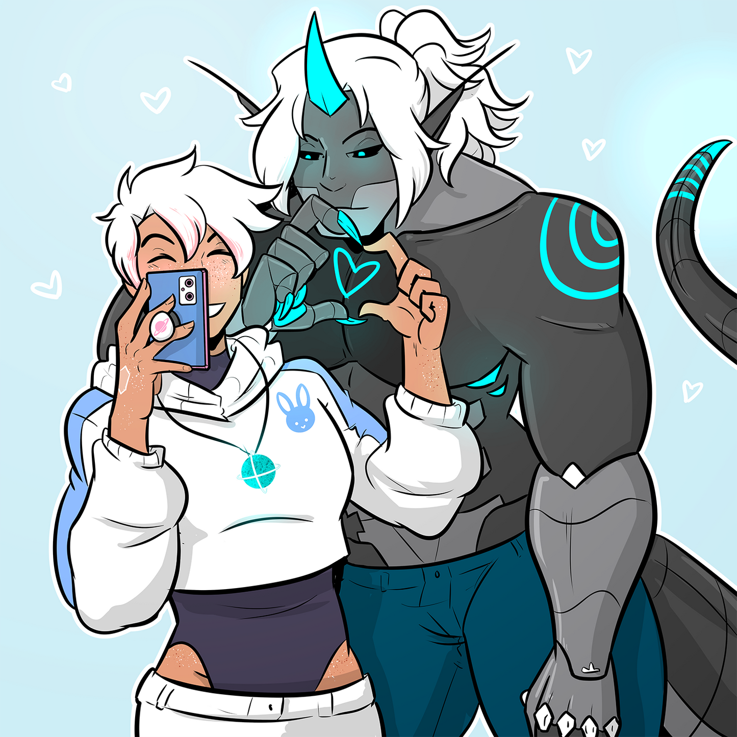 Brizz and Lacey Selfie Print