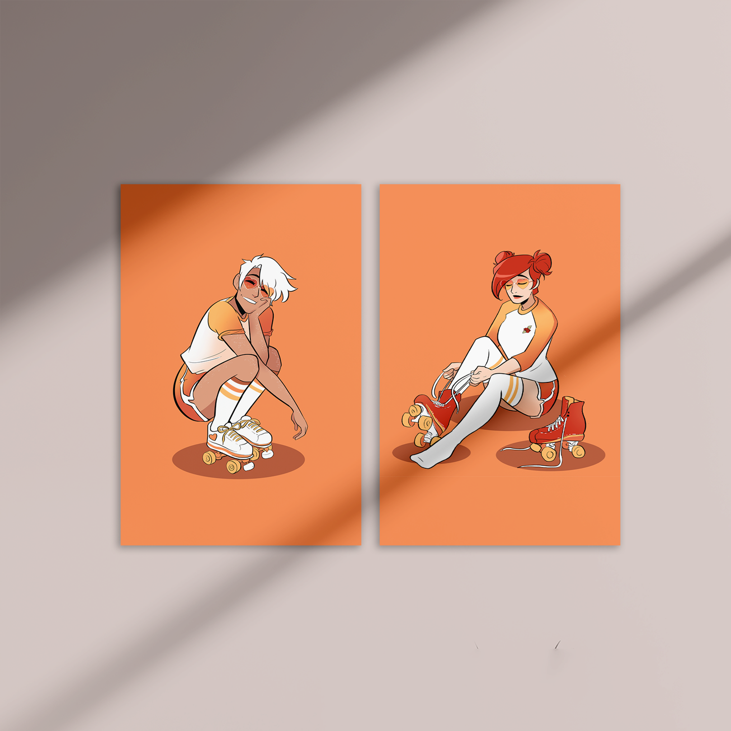 Retro Skater Prints