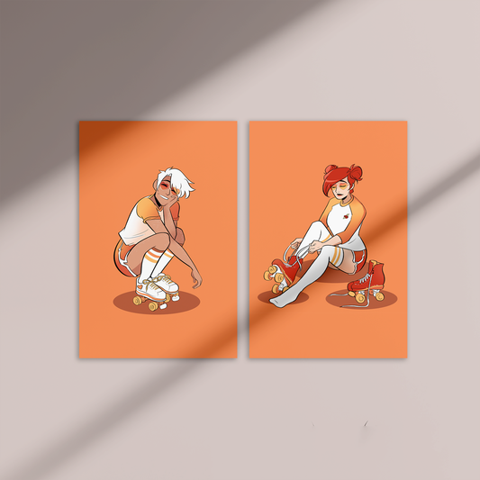 Retro Skater Prints