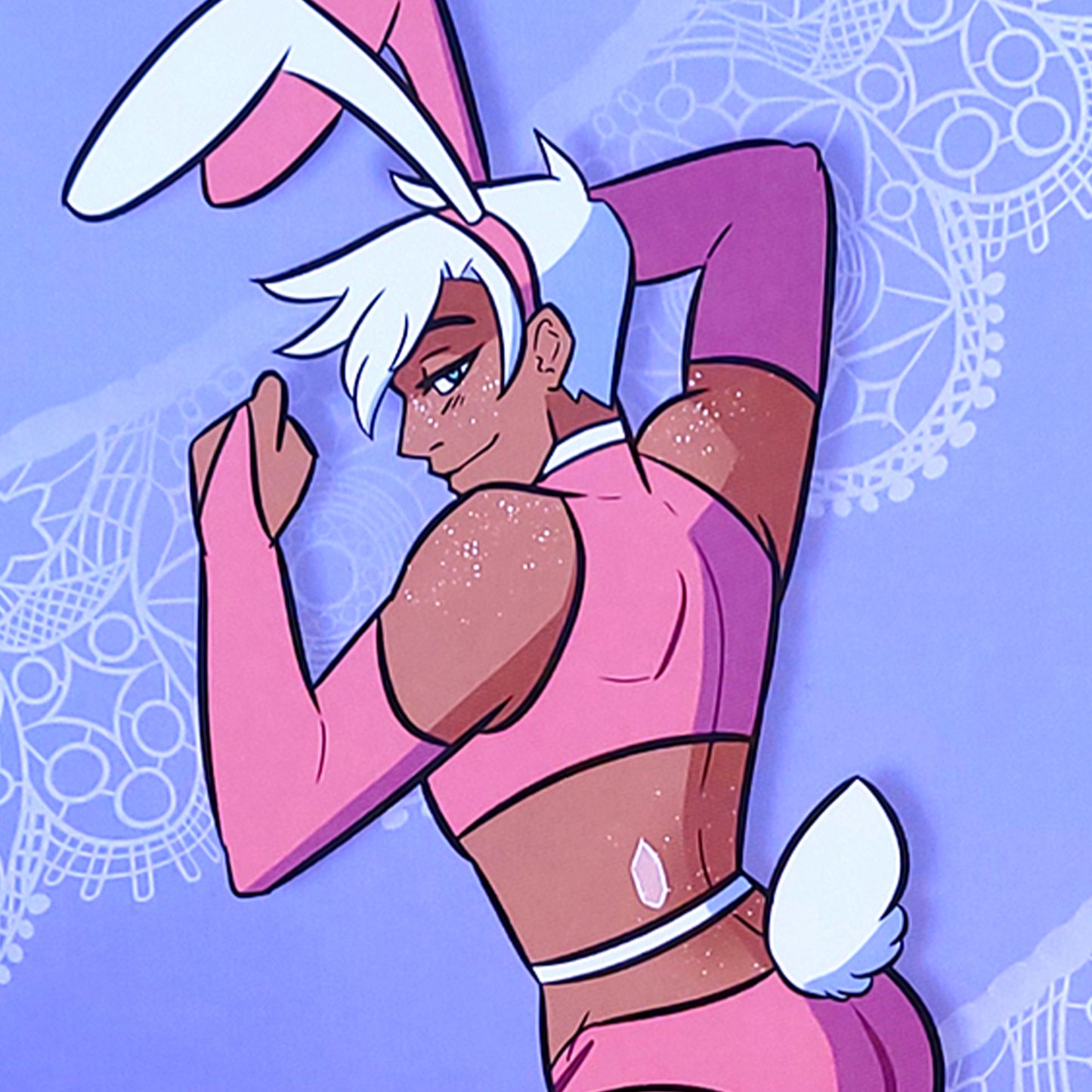 Lacey Sexy Bunny Print SIGNED