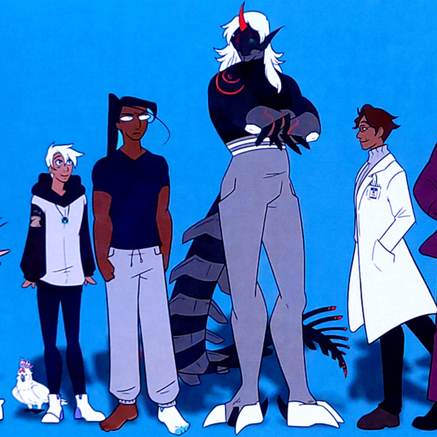 LoveBot Character Lineup Print SIGNED