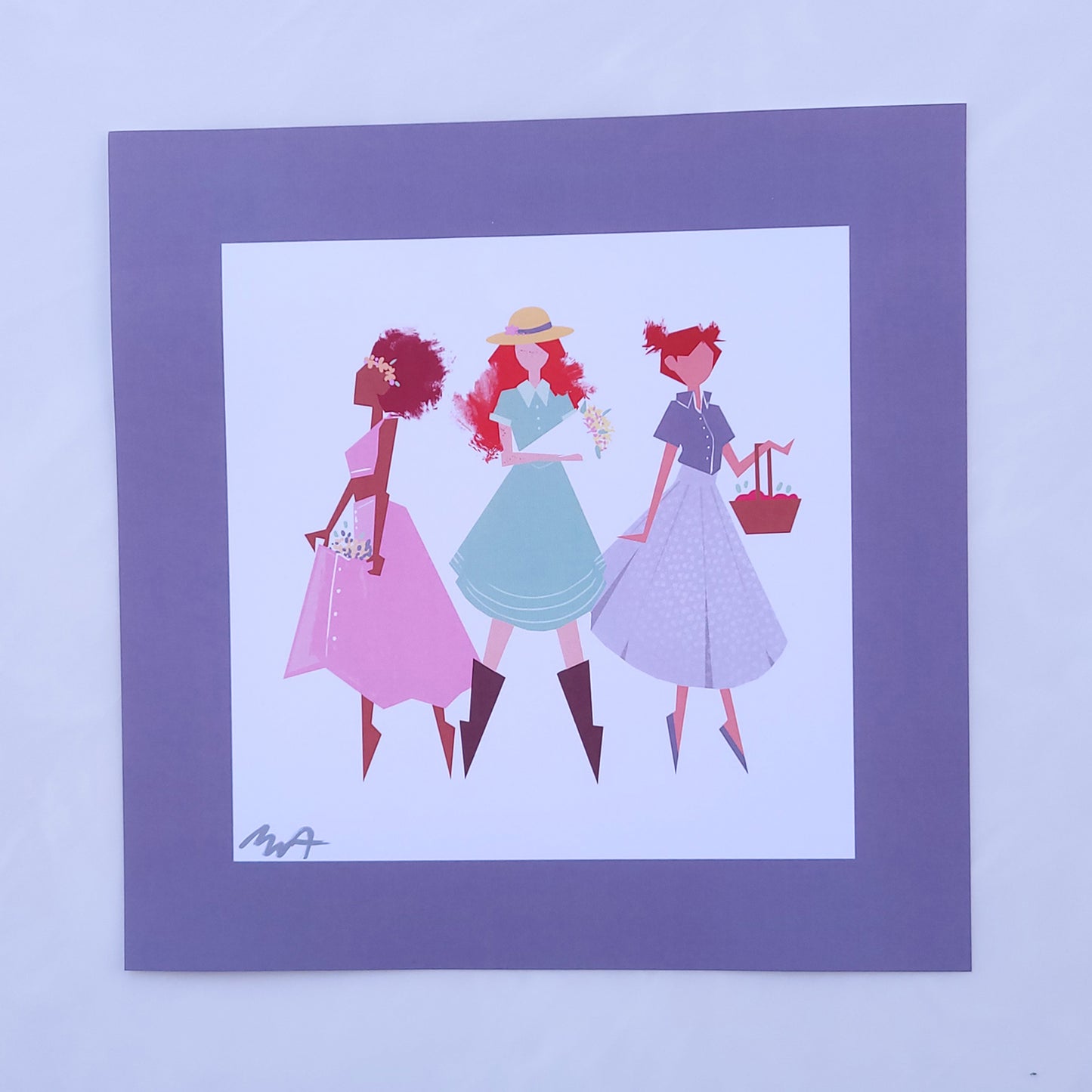 Muted Family Fashion Prints SIGNED