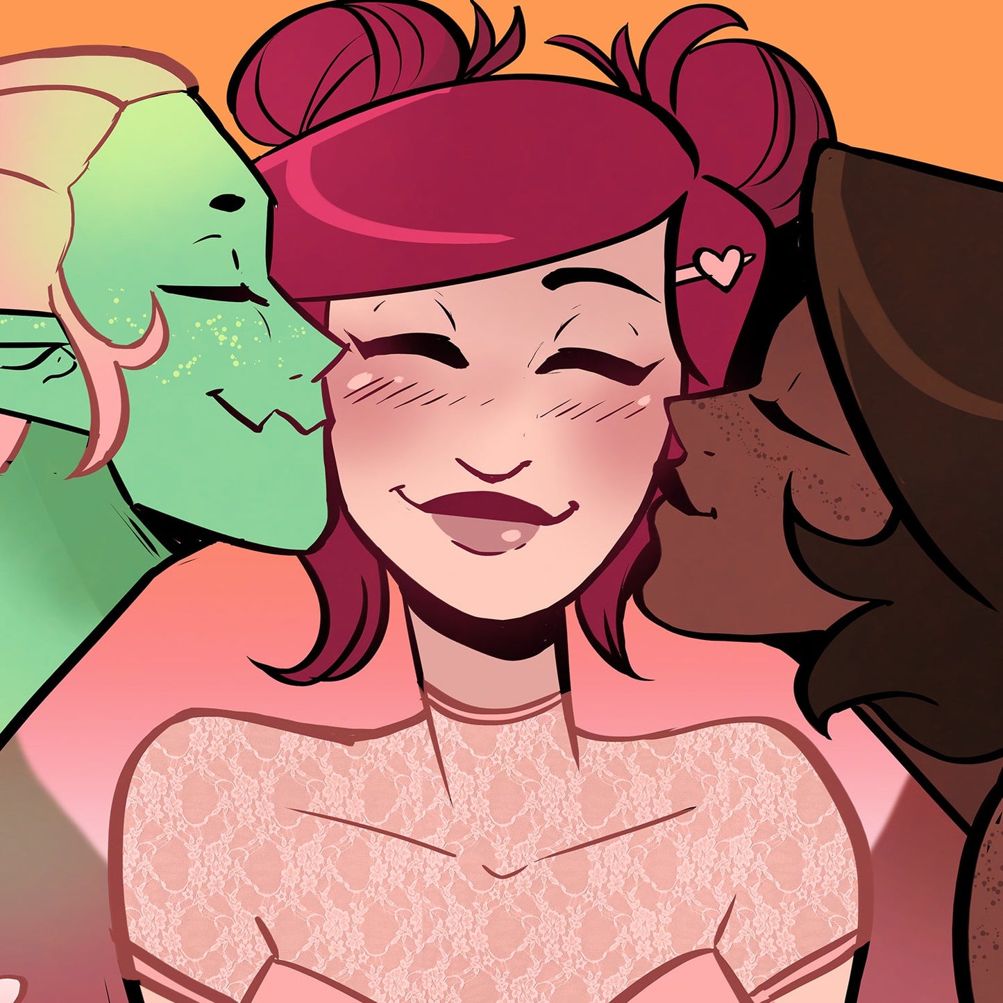 Smooch Trio Print