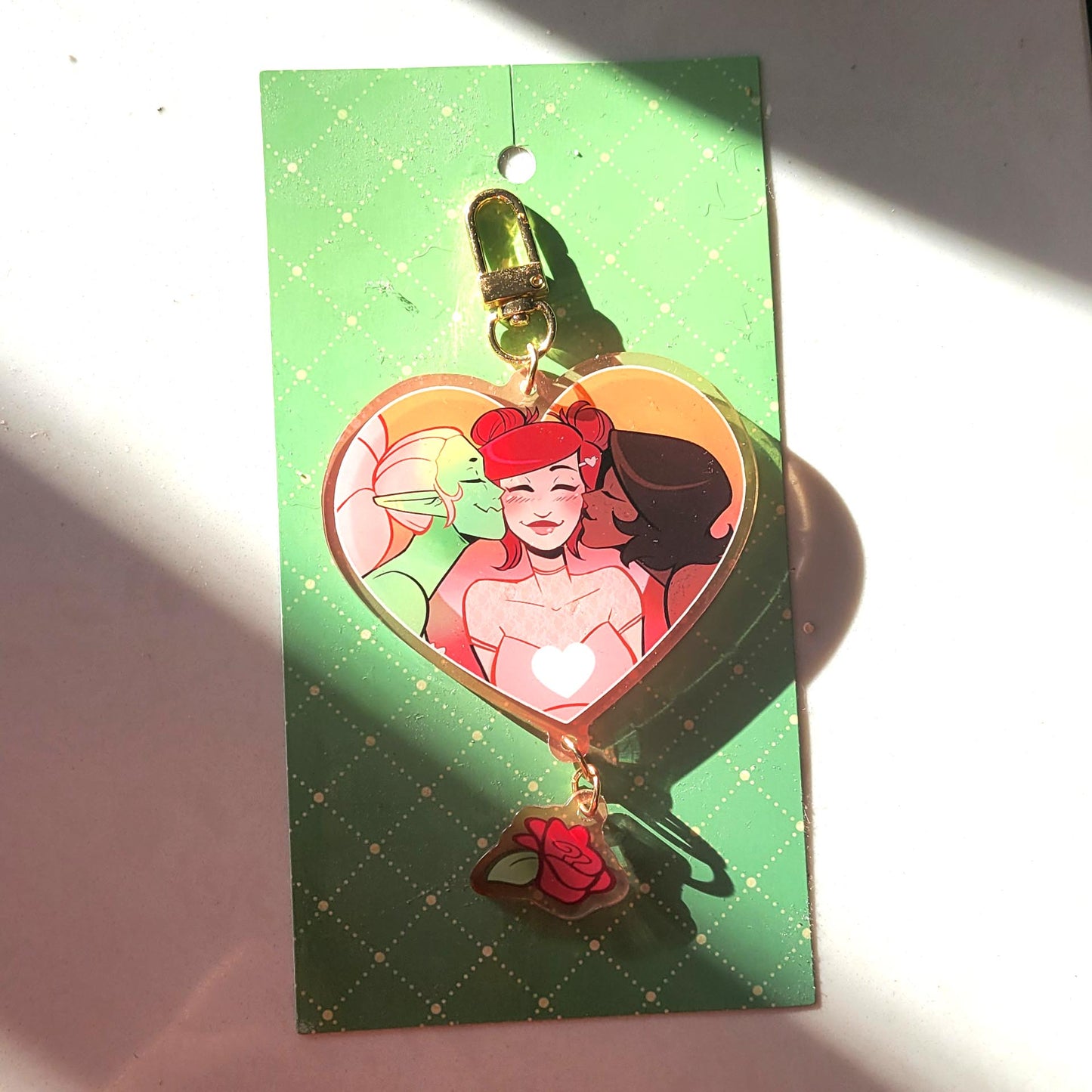 Connected Heart Charms