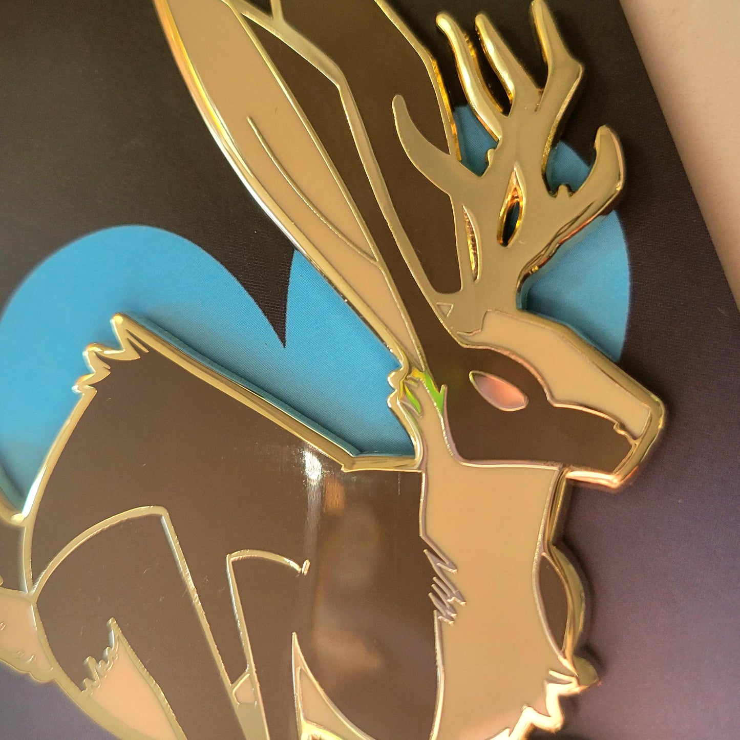 Large Jackalope Pin