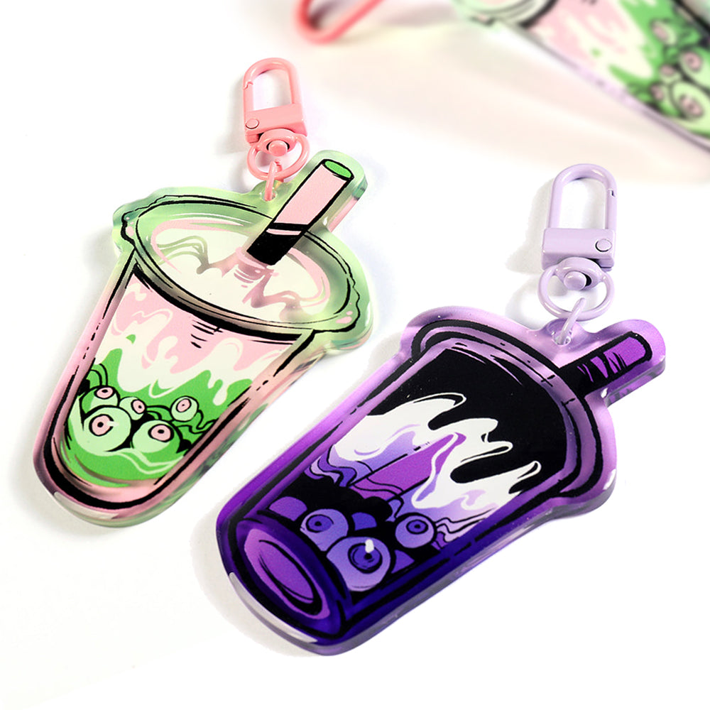 Bubble Tea Eye Charm