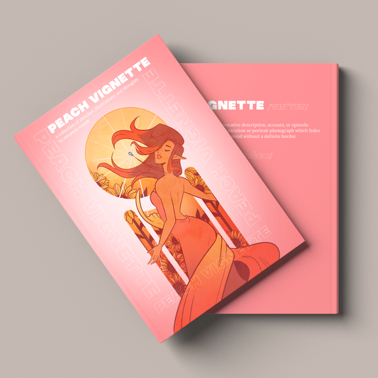 Peach Vignette Art Book