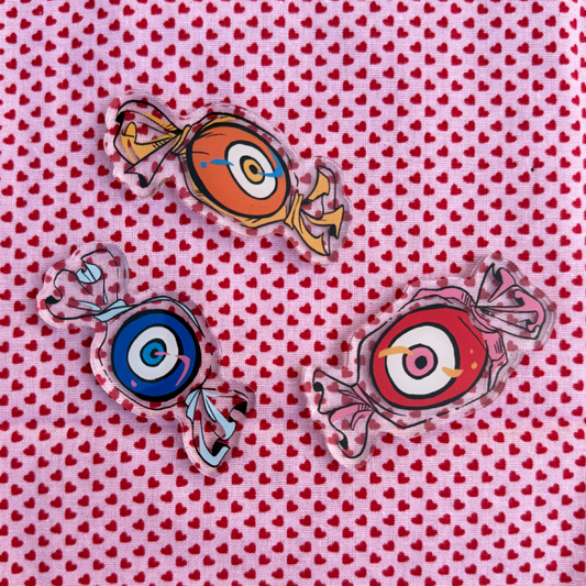 Eye Candy Acrylic Pins