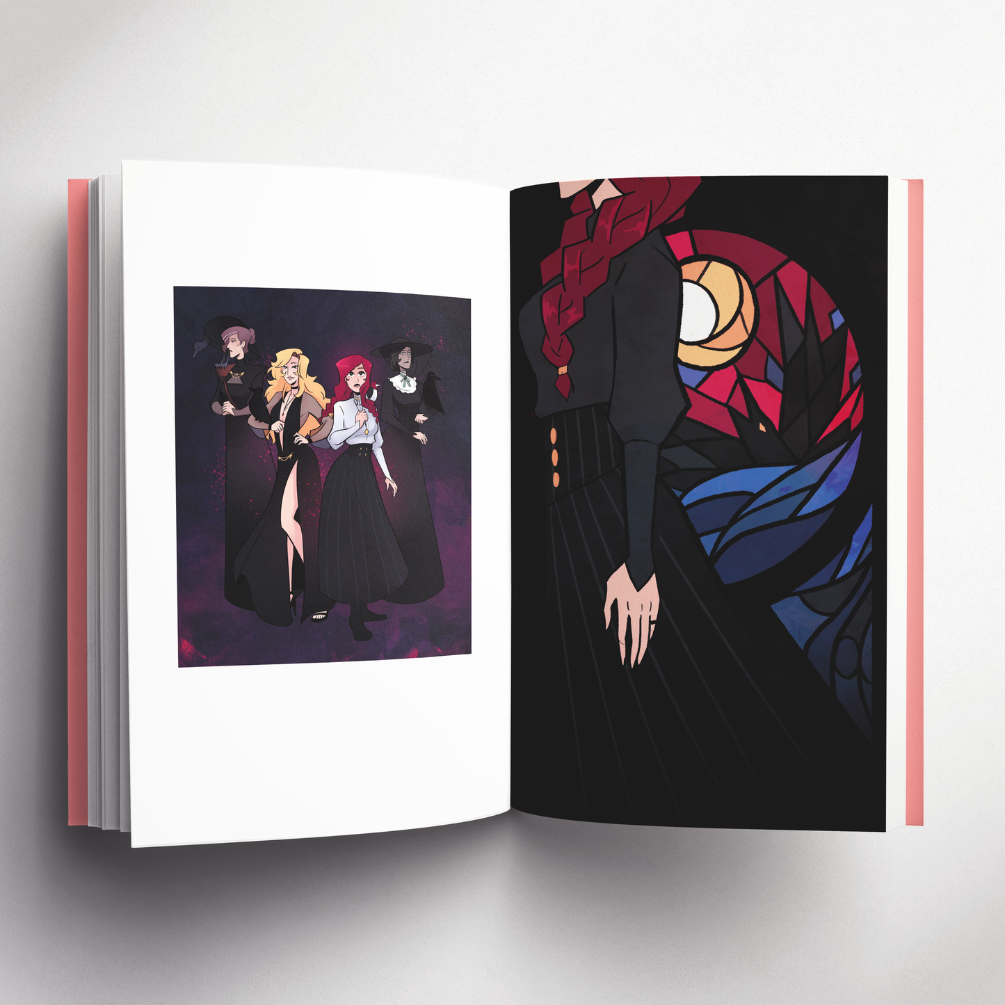 Peach Vignette Art Book