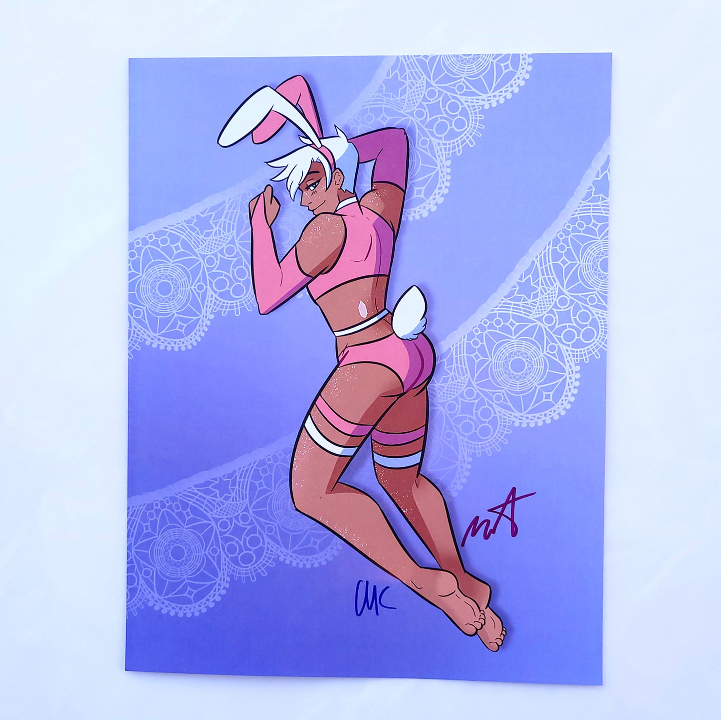 Lacey Sexy Bunny Print  SIGNED