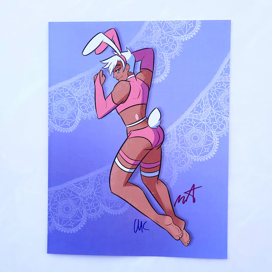 Lacey Sexy Bunny Print  SIGNED