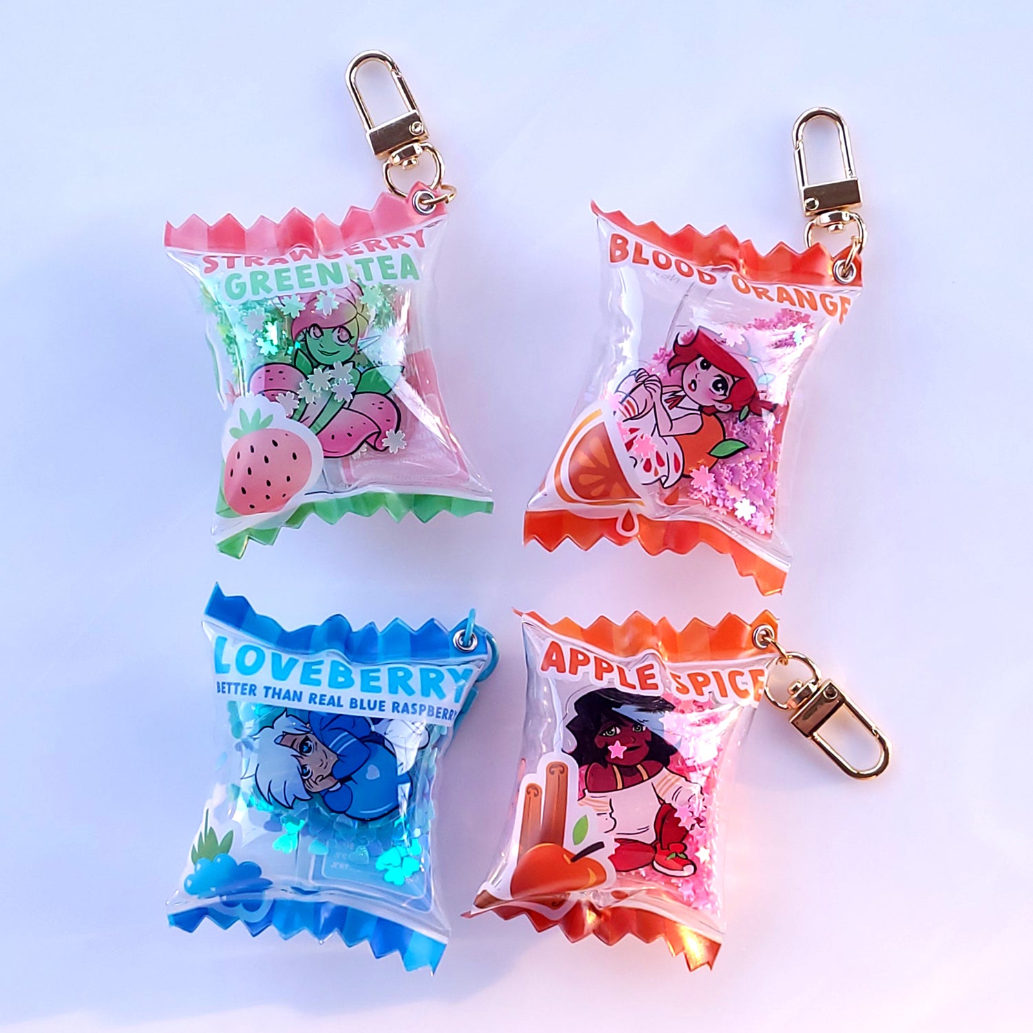 Candy Charms with Sequins