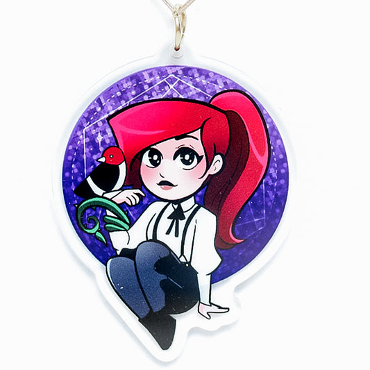 Camille Charm With Holographic Glitter