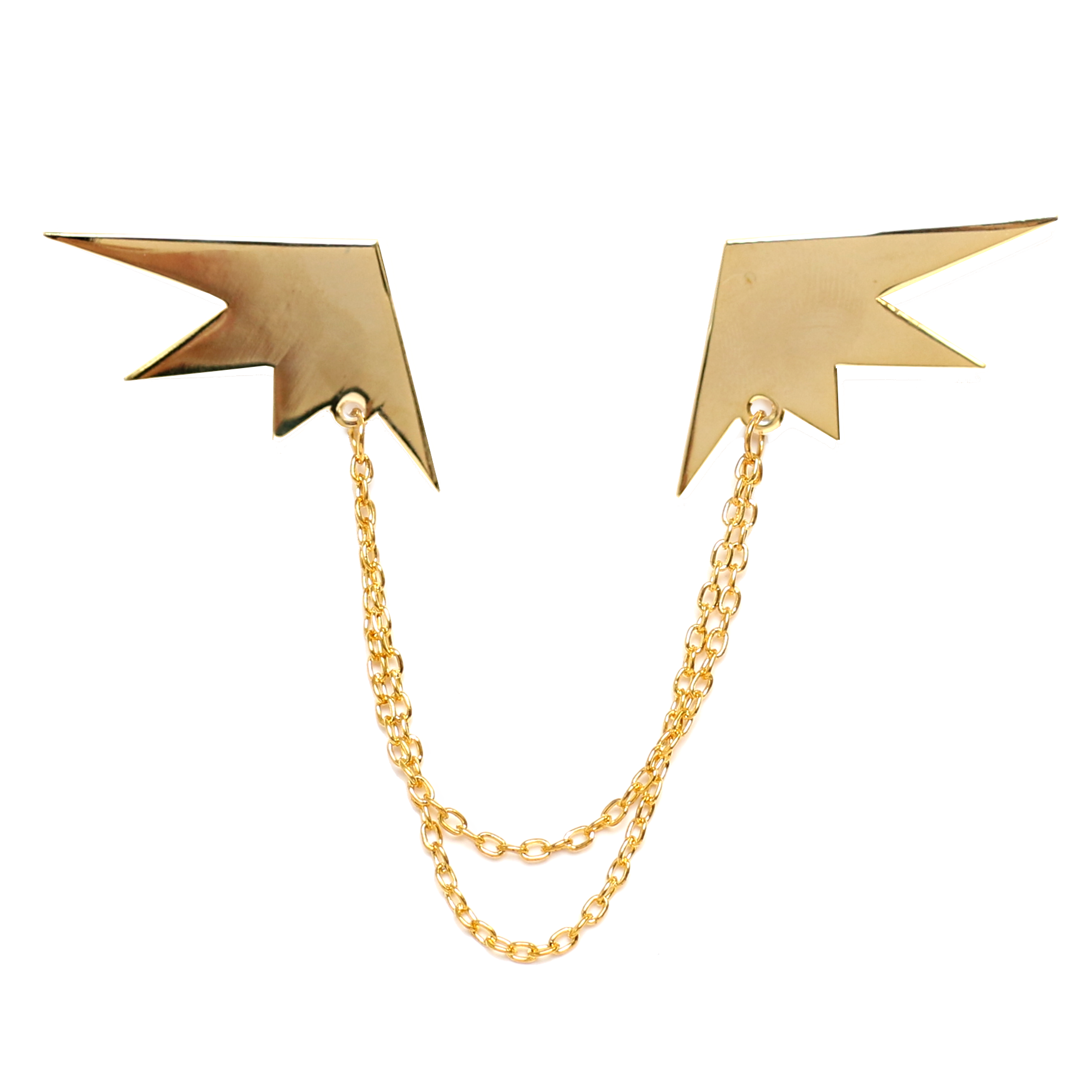 Severin Gold Wings Collar Pins