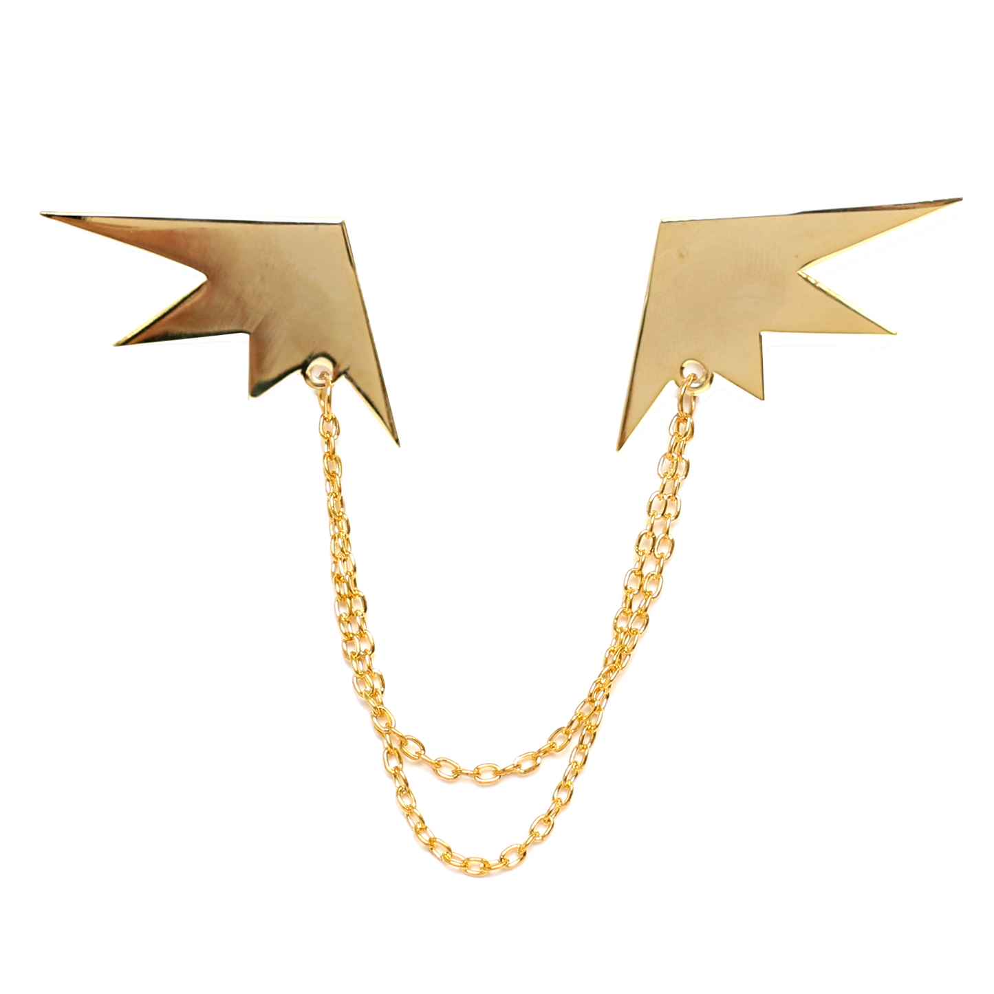 Severin Gold Wings Collar Pins