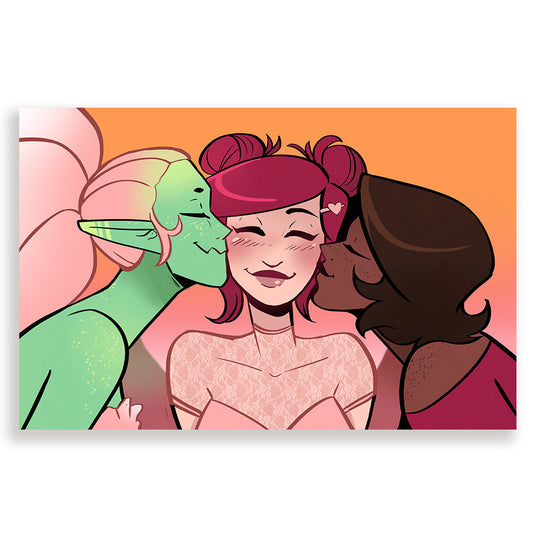 Smooch Trio Print